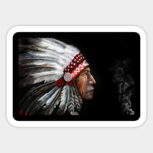 apache, indian apache Sticker